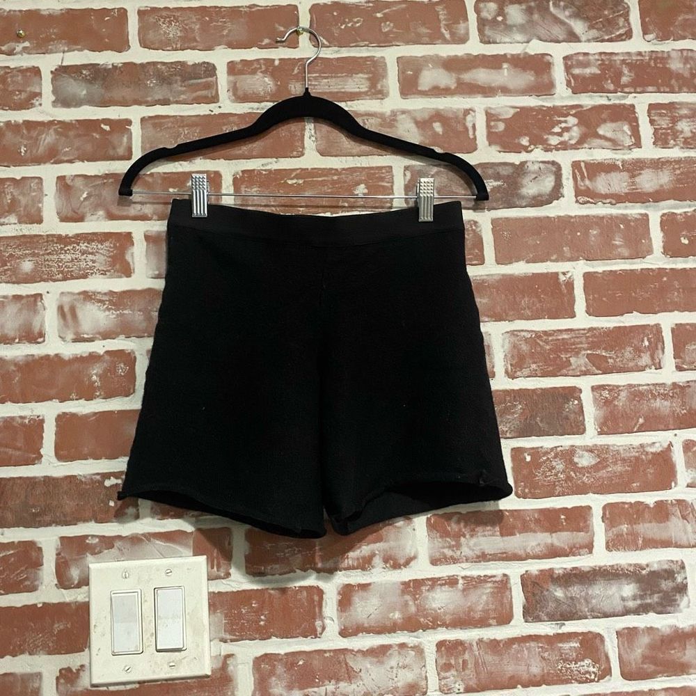 B1 Roberto Collina Womens Navy Blue Elastic Waist Pull On Wool Shorts XS